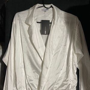 Slip into sexy satin mini dress